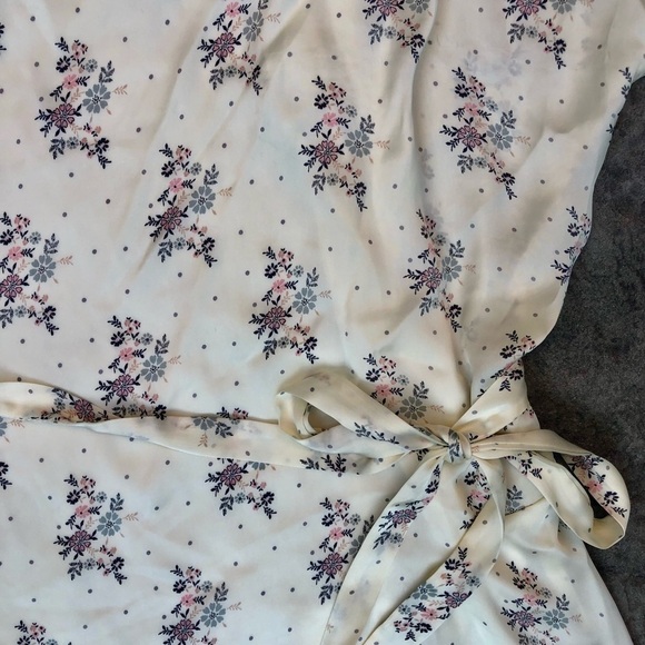 Wukogals floral long asymmetric dress size L - Picture 6 of 10